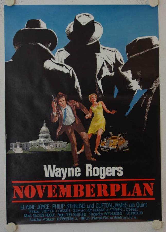 The November Plan original release german movie poster